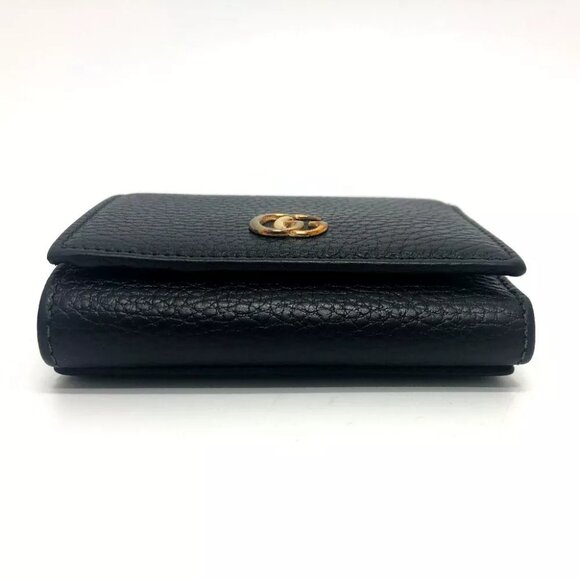 GUCCI GG Marmont Compact Wallet Coin Compartment Trifold wallet - Picture 6 of 12